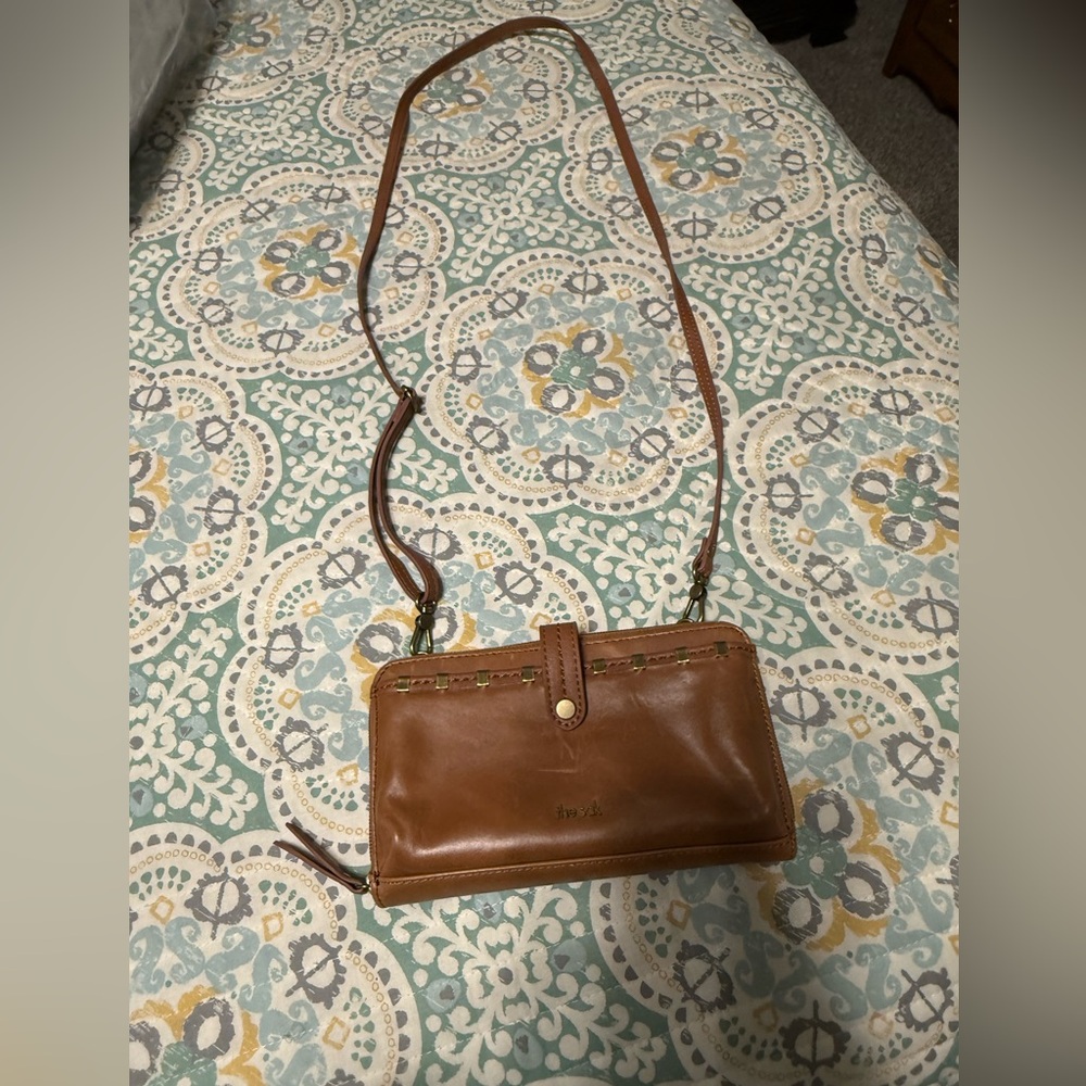 The Sak Brown Leather Crossbody Bag - Picture 2 of 7